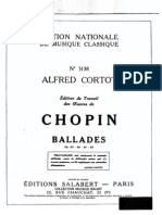 Chopin - Balladas - Para Piano - Cortot