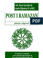 Post I Ramazan (Pitanja I Odgovori) - Prof. Dr. Enes Ljevaković