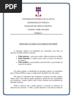 TRABALHO DE CIÊNCIA POLÍTICA