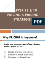 Topic 16- Pricing and Pricing Strategies