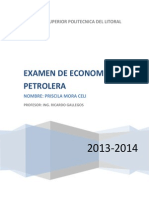 Examen de Economia Petrolera