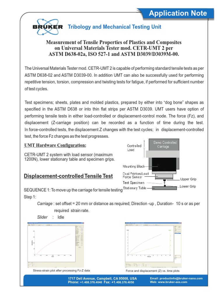ASTM D3039 Tensile Testing Overview | PDF | Strength Of Materials ...