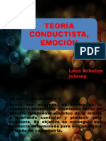 Teorias Conductista y Emocion