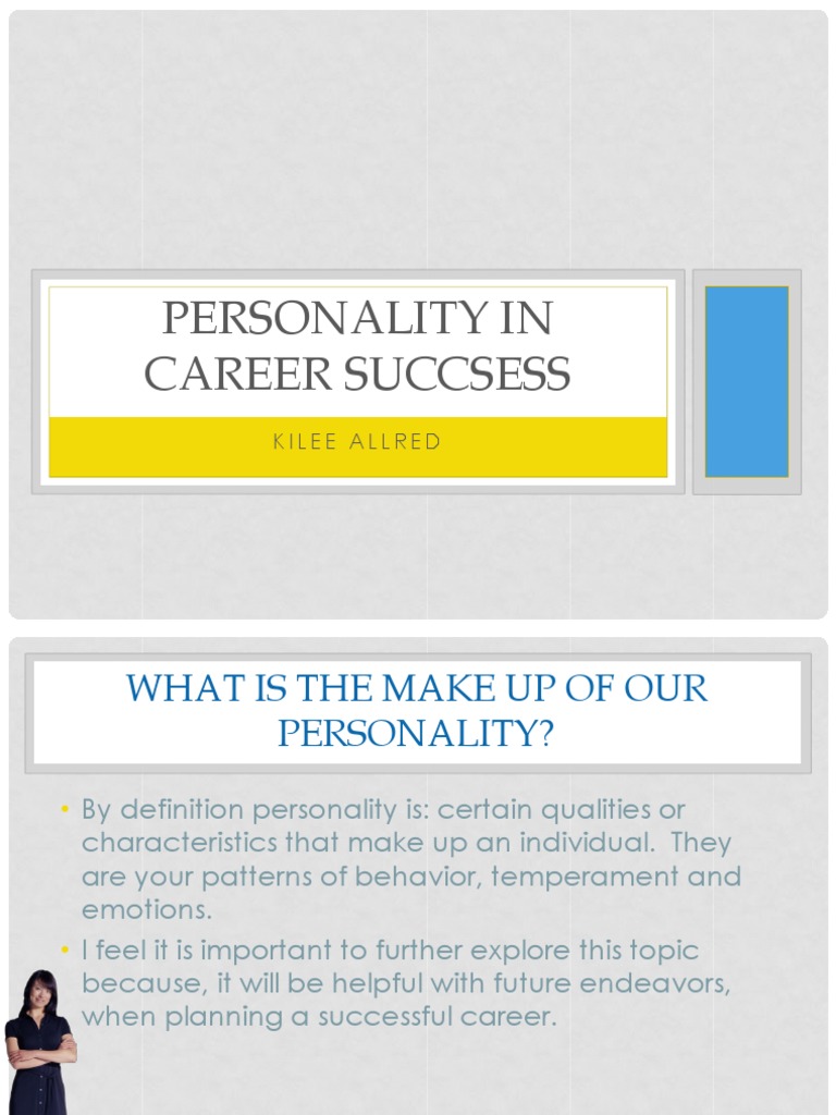 Personality Traits Impacting Career Success | PDF | Extraversion And ...