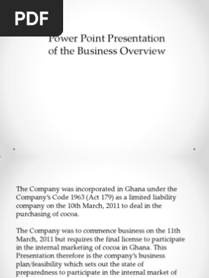Business Plan Sample