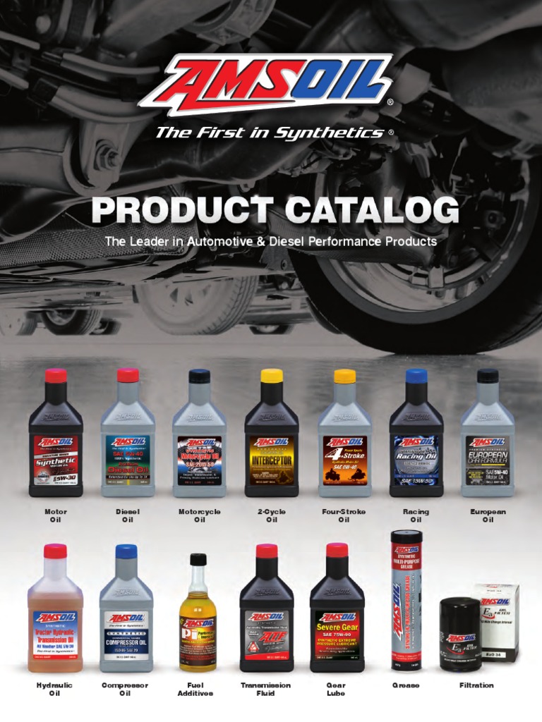 Amsoil Product Catalog | PDF | Motor Oil | Transmission (Mechanics)