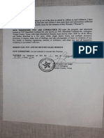 Inspection and Abatement Warrant 2 (Exhibit FF)