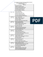 Jadwal Ujian Genap 2012 2013