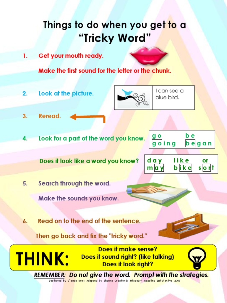 Strategies for Tackling Tricky Words | PDF | Language Arts & Discipline