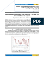 Improving Inward Luggage Flow Using Simulation: Case Study at A Private Medium-Scale Airport