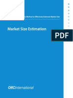 Market Size Estimation Whitepaper