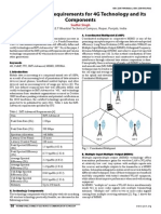 IMT-Advanced Requirements for 4G Technology and its Components