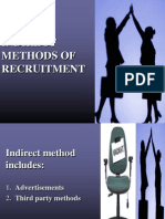 Indirect Methods of Recruitment - HR