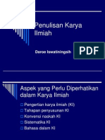 Penulisan Karya Ilmiah Pasca