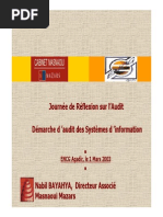 Audit Des Systemes D Information