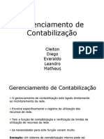 Gerenciamento de Contabilização