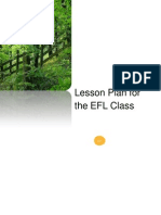 Lesson Plan For The EFL Class