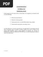 Fluid Mechanics Tutorial No.5 Potential Flow: D.J.Dunn 1