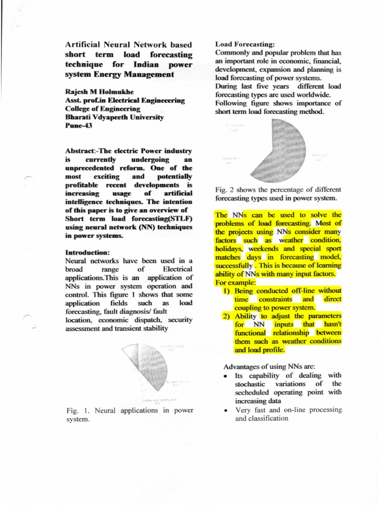 Artificial Neural Network | PDF | Weather Forecasting | Forecasting