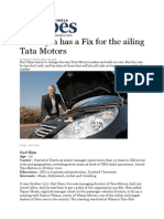 Karl Slym Has a Fix for the Ailing Tata Motors