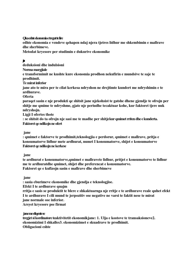 Qka Eshte Ekonomia e PDF