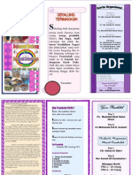 Contoh Pamphlet Prasekolah