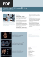 Siemens Acuson S2000 ABVS 14L5BV Transducer Brochure | Ultrasound | Imaging