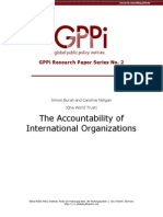 The Accountability of International Organizations