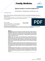 Asia Pacific Family Medicine: Lifestyle Changes of Japanese People On Overseas Assignment in Michigan, USA