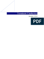 Instr 12310 Terminate Conductors