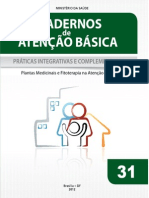 Cadernos Atencao Basica 31 Praticas Integrativas Complementares Plantas Medicinais Fitoterapia