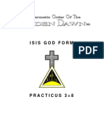 GOLDEN DAWN 3 8 Isis God Form