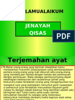 Jenayah Qisas - Syariah (AYAT AHKAM)
