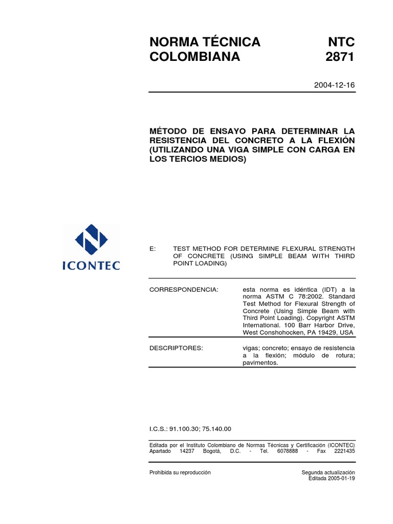 NTC 2871 | PDF | Acero | Business