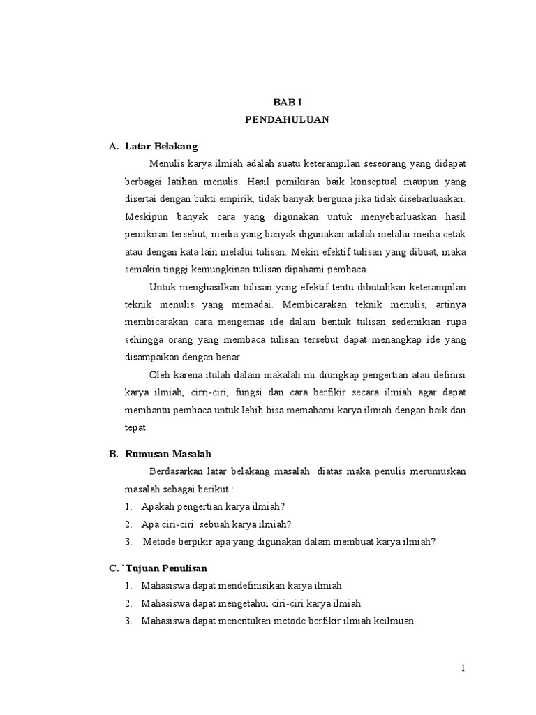 Langkah Penyusunan Karya Ilmiah