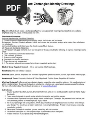 identity zentangle palumbo