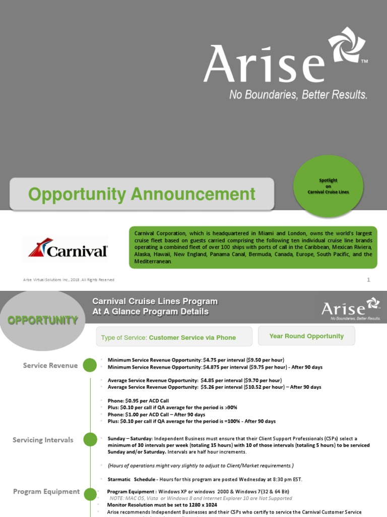 Carnival Customer Service 1 13 14 Ibo Download Free PDF