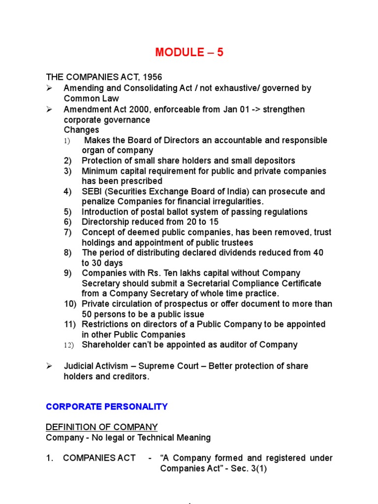 Image Result For Section In The Companies Act Indian Kanoon