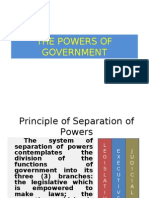 The Powers of Government