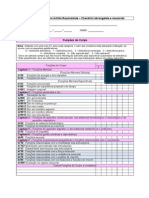 Checklist Core Set Artrite Reumatoide