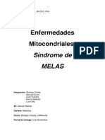 Enfermedad MELAS: Síndrome mitocondrial