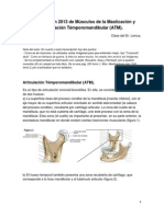 Transcripción 2013 de Músculos de la Masticación y Articulación Témporomandibular