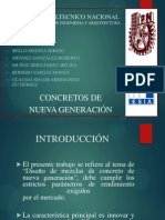 Concretos de Nueva Generacion