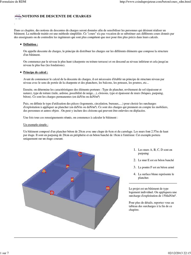 Formulaire de RDM PDF | PDF | Béton armé | Ingénierie des structures