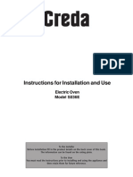 Instructions For Installation and Use