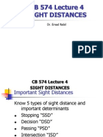 Lecture 1 Stopping Sight Distance