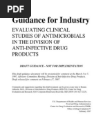 EVALUATING CLINICAL Studies of Antimicrobials in The Division of Antiinfective Drug Products