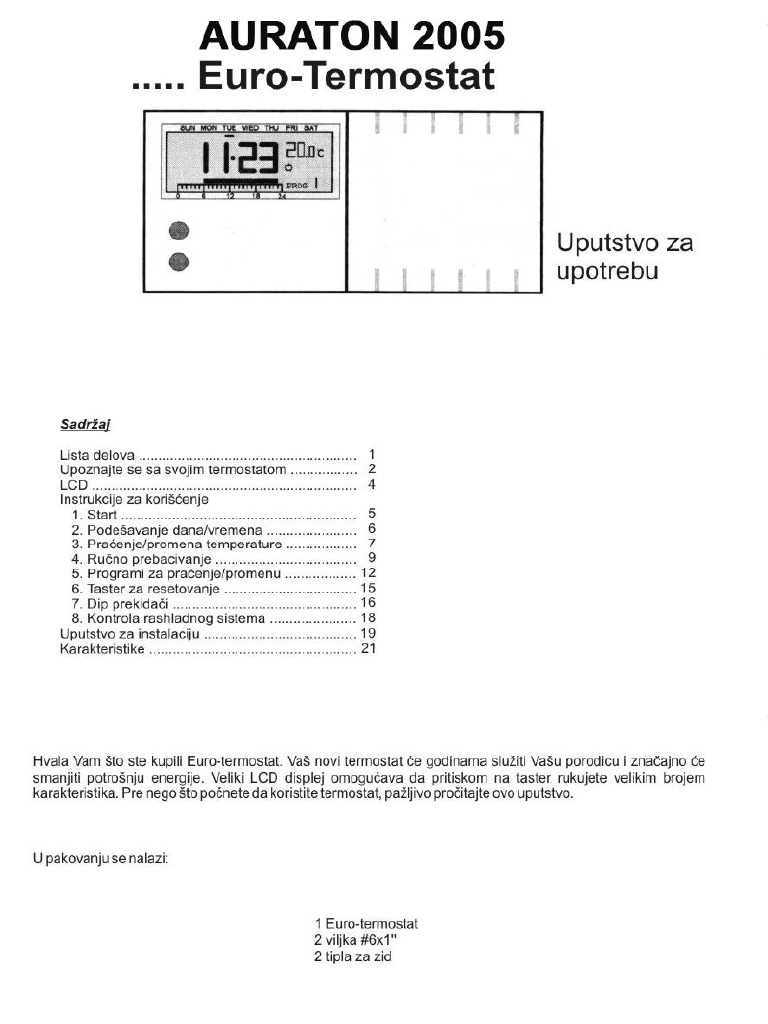 Auraton 2005 Srpski | PDF