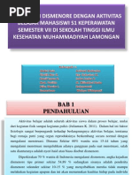 Download Hubungan Dismenore Dengan Aktivitas Belajar Mahasiswi s1 Keperawatan by Far Rick Khin SN190161005 doc pdf