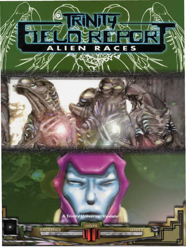 Aeon Trinity - Field Report - Alien Races | PDF | Verb | Perception